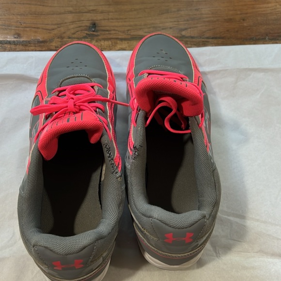 Under Armour  Gray/Pink Athletic Shoes - Picture 3 of 5